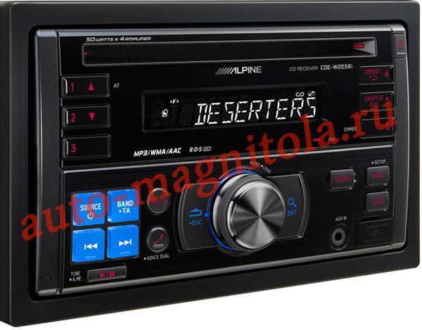 Магнитола Alpine CDE-W203Ri Магнитола Alpine CDE-W203Ri