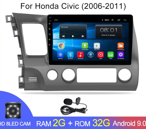 Магнитола Android 2G-32G Honda Civic 2006- Магнитола Android 2G-32G Honda Civic 2006-