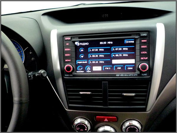 Магнитола FlyAudio 75032A01 - SUBARU IMPREZA 2009 Магнитола FlyAudio 75032A01 - SUBARU IMPREZA 2009