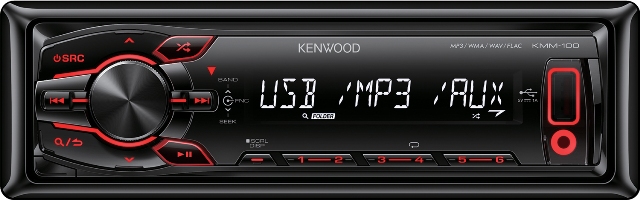 Магнитола Kenwood KMM-100RY Магнитола Kenwood KMM-100RY