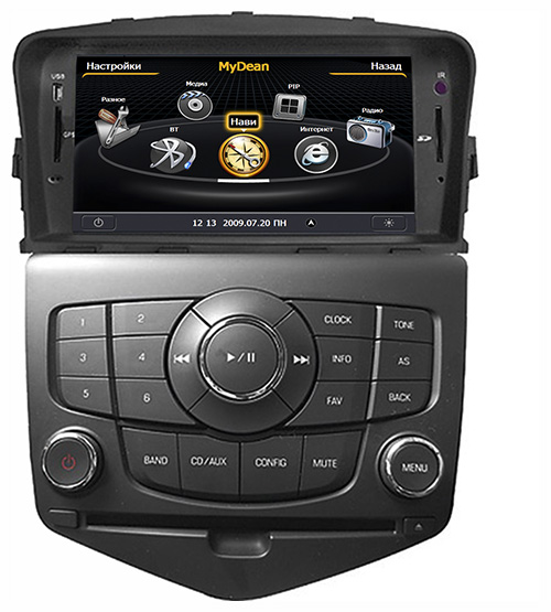 Магнитола MyDean 1045 (Chevrolet Cruze 2008-) Магнитола MyDean 1045 (Chevrolet Cruze 2008-)