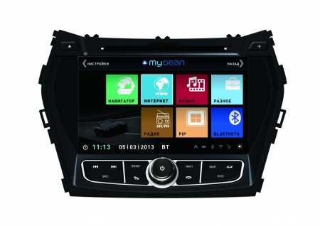 Магнитола MyDean 3209 (Hyundai Santa Fe 2013-) Магнитола MyDean 3209 (Hyundai Santa Fe 2013-)