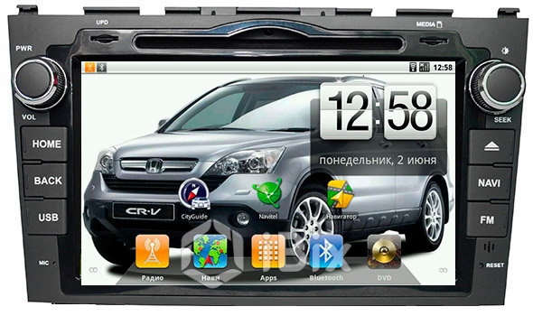 Магнитола iBix Honda CR-V III Магнитола iBix Honda CR-V III