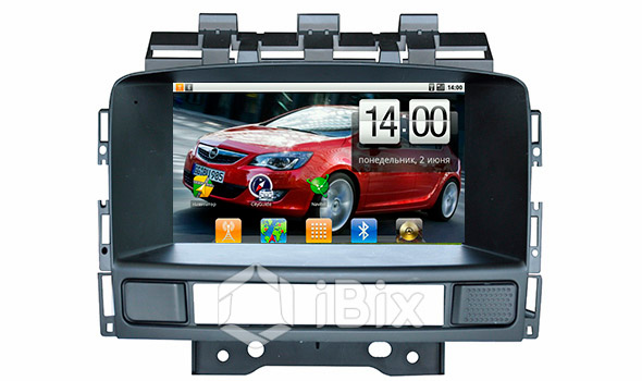 Магнитола iBix Opel Astra J Магнитола iBix Opel Astra J